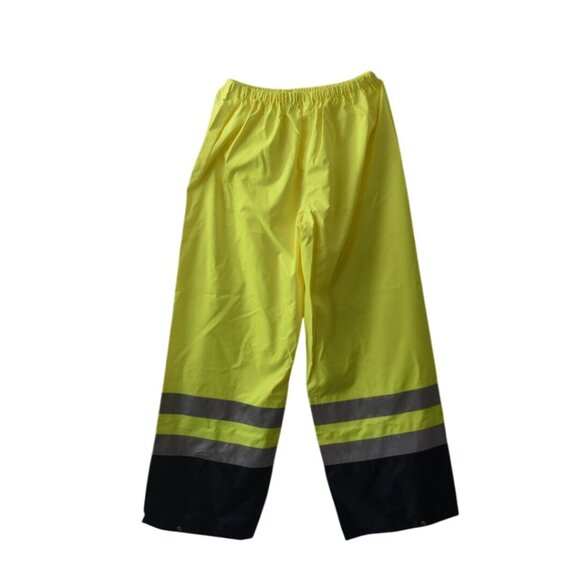 Occunomix LUX-TENR ANSI Class E Rainwear Pants 2XL ANSI E Class High Visibility - Picture 2 of 6